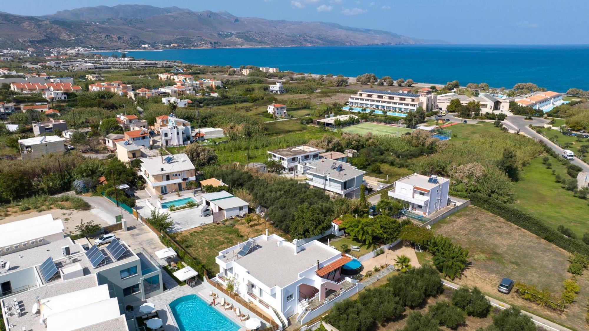 Villa Eleni 100M From The Sea Rapanianá Exterior photo