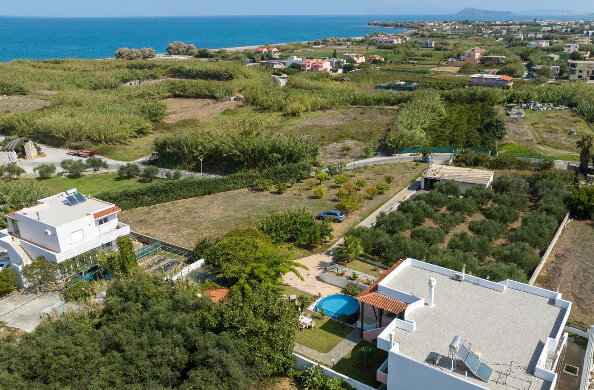 Villa Eleni 100M From The Sea Rapanianá Exterior photo