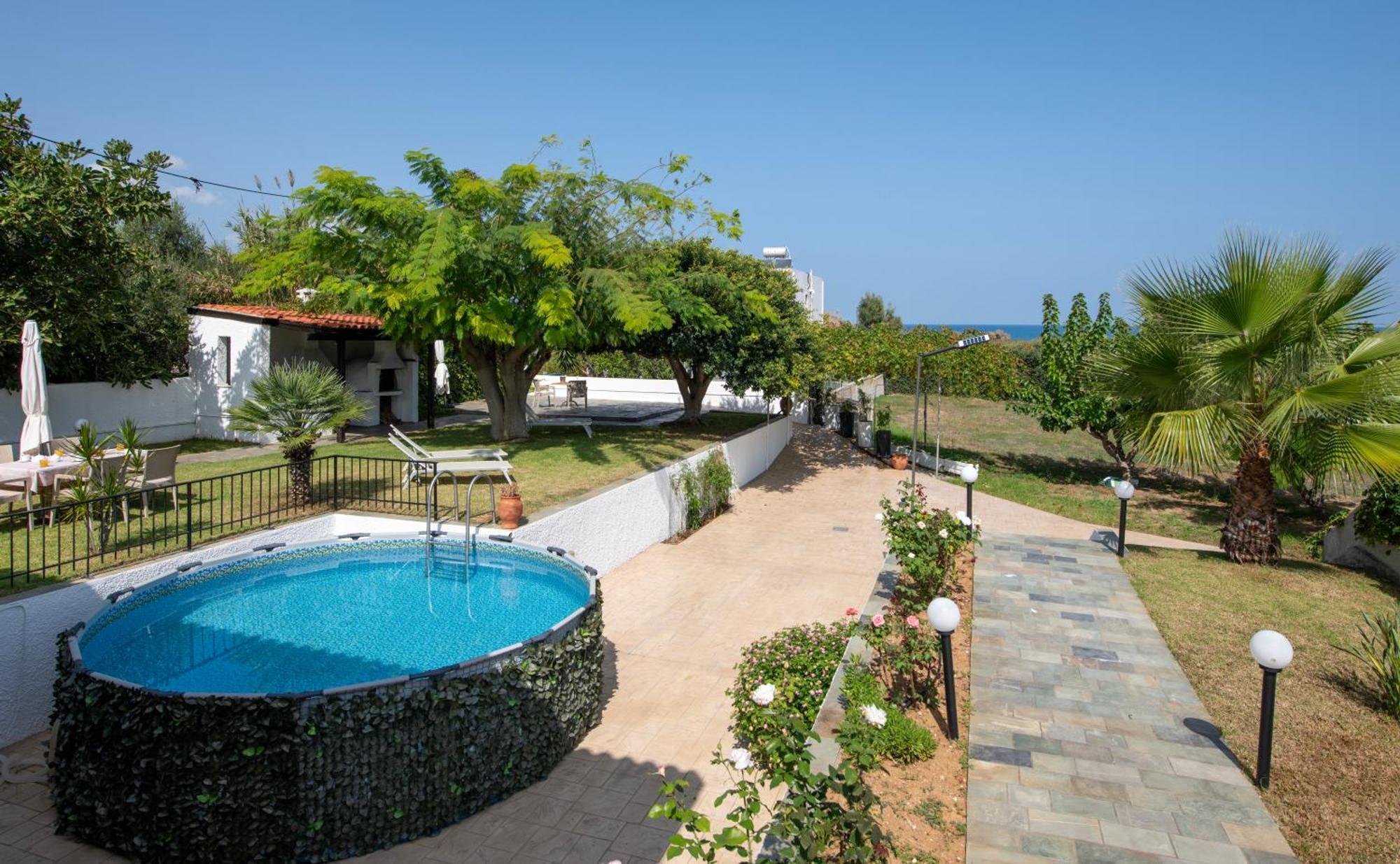 Villa Eleni 100M From The Sea Rapanianá Exterior photo